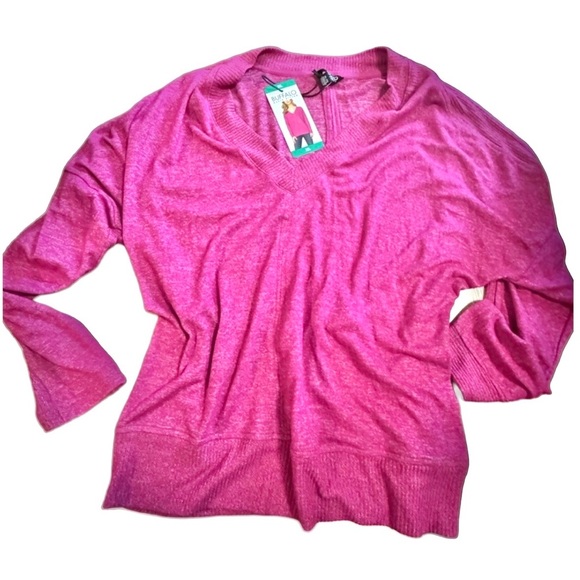 Buffalo David Bitton Women's Pullover Super Soft Cozy V Neck Sweater - Picture 1 of 4